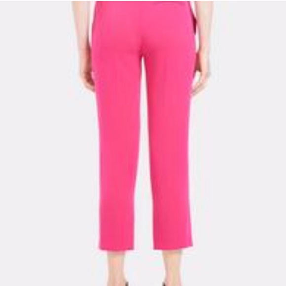 Theory hot pink cropped trousers - Picture 3 of 8